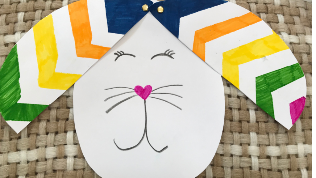 Colorful Easter Egg Craft for Kids with Free Template