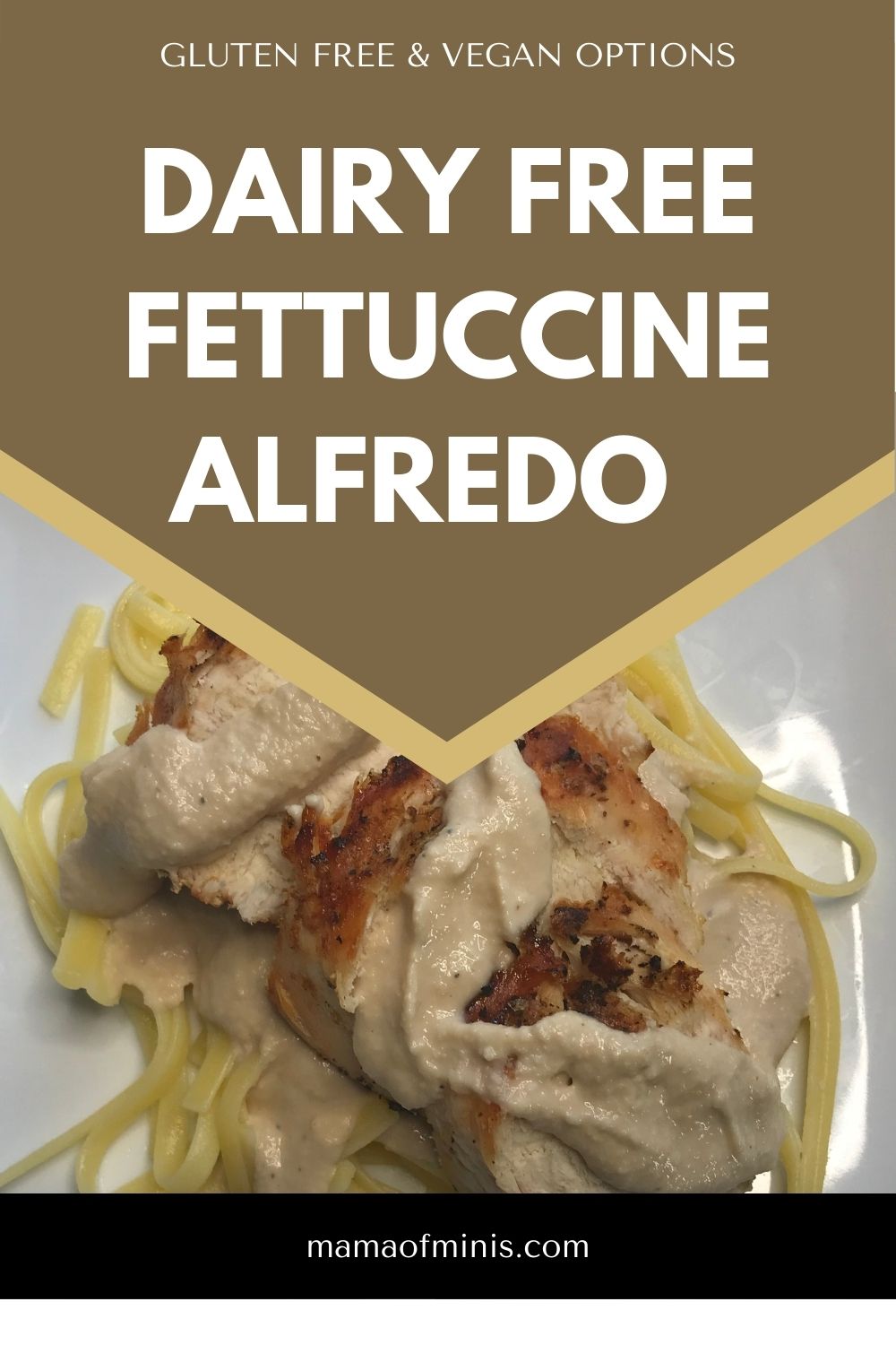 Dairy Free Cashew Fettuccine Alfredo