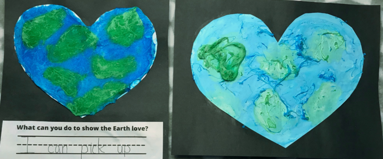 Earth Day Craft and Free Writing Prompt for Kids