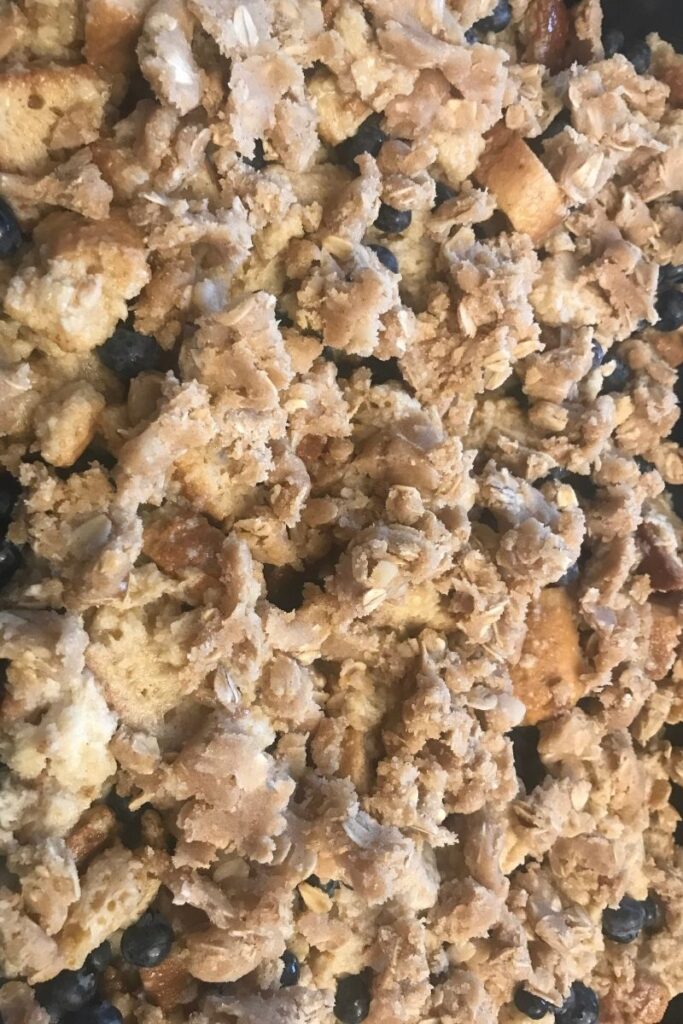 Gluten Free French Toast Casserole Uncooked