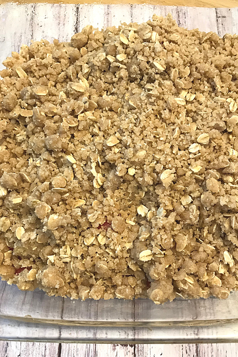 Gluten Free Strawberry Crisp Ready