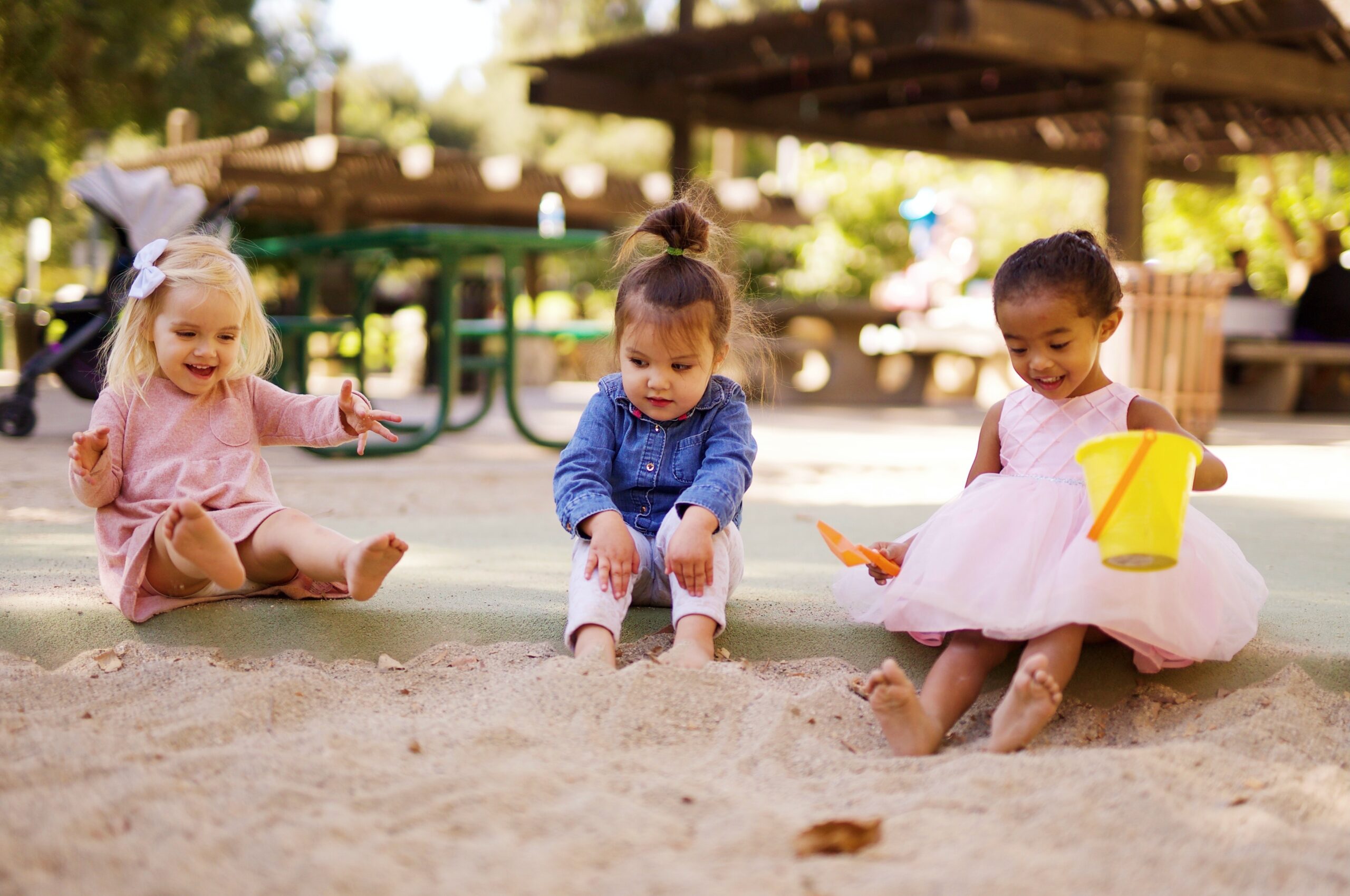 Babies in Sand Box