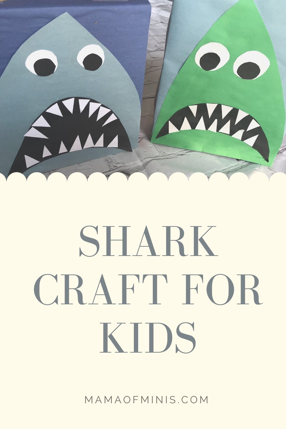 Shark Craft for Kids Pin