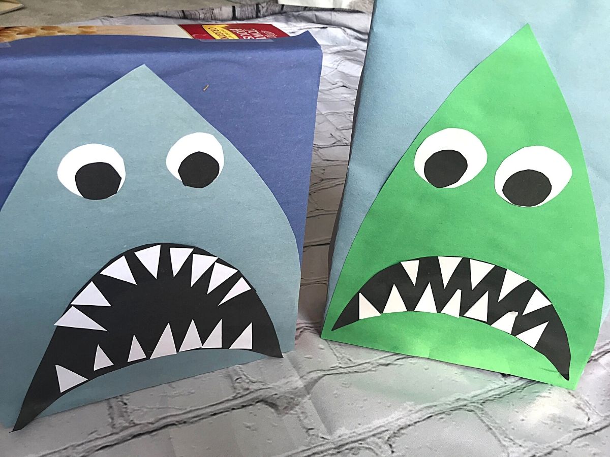 Shark Craft for Kids Finished