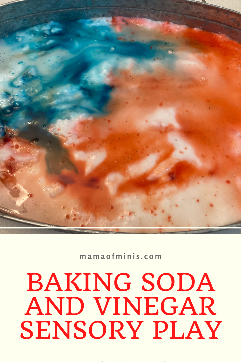 Baking Soda and Vinegar Sensory Play