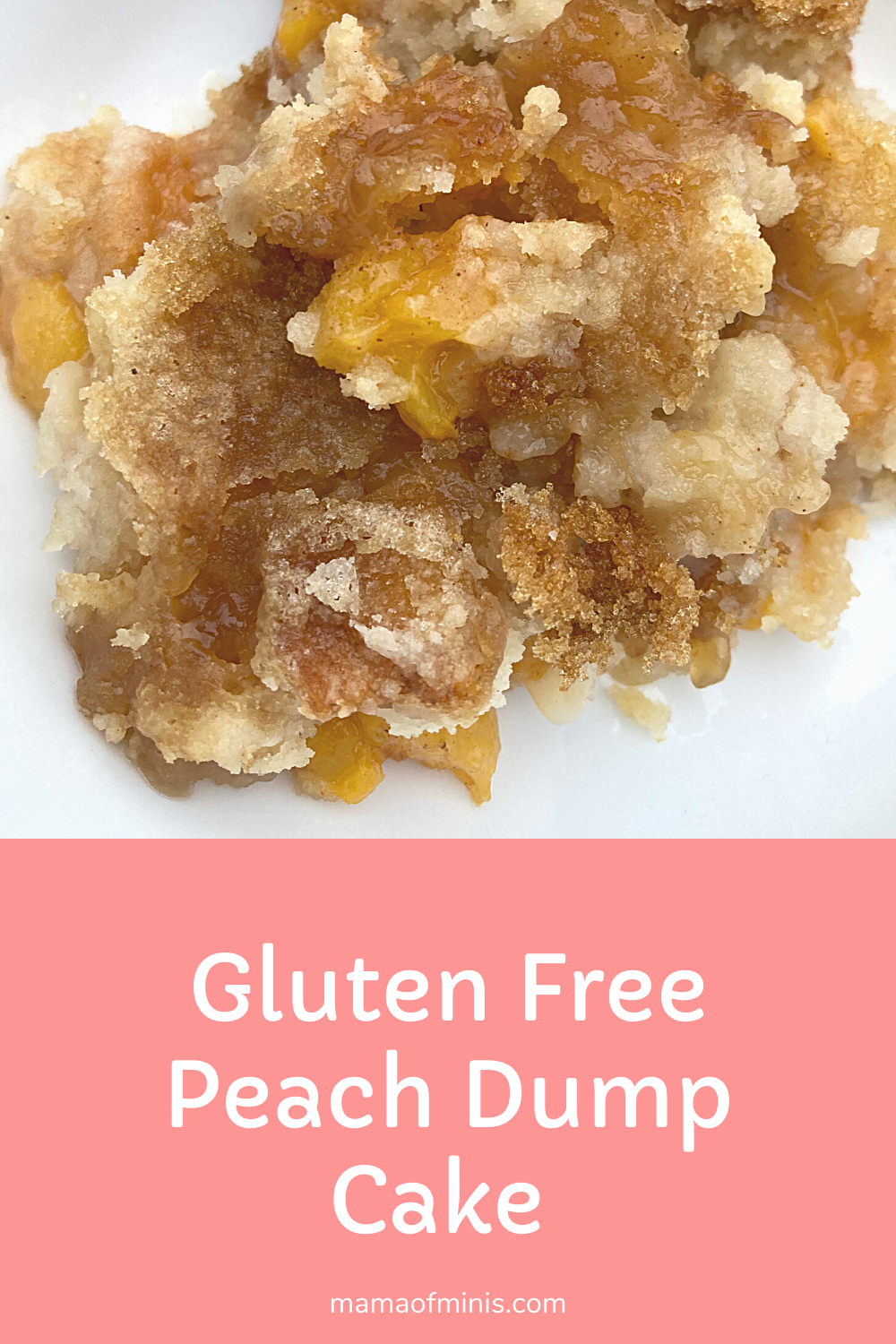 Gluten Free Peach Dump Cake Pin