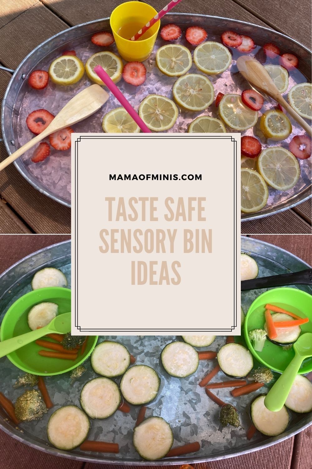 Taste Safe Sensory Bin Ideas