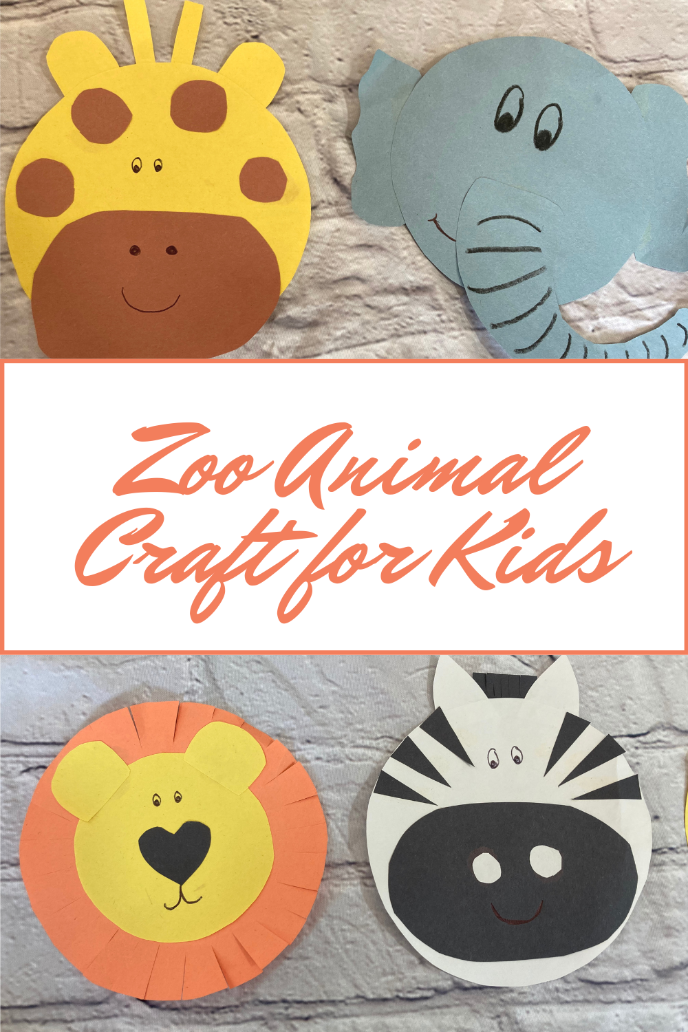 Zoo Animal Crafts for Kids - Mama of Minis