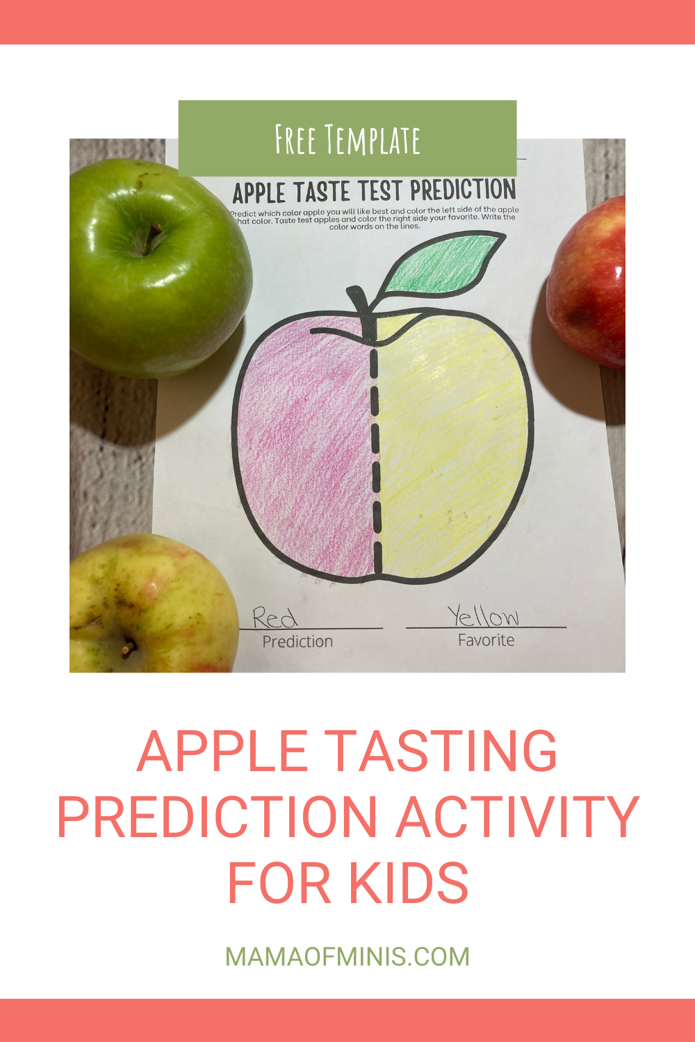 Apple Taste Testing Activity for Kids