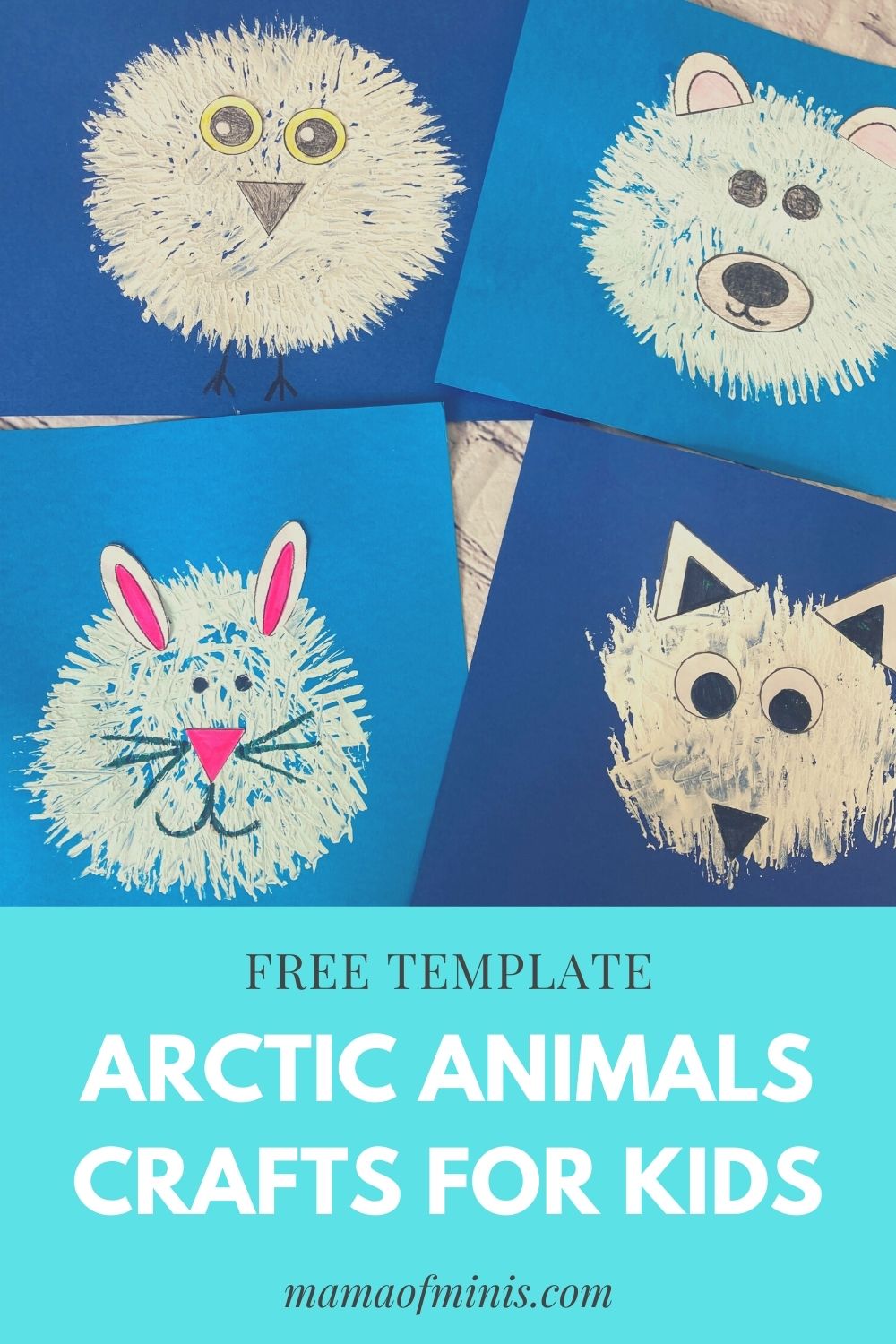 Arctic Animals Crafts for Kids Pin
