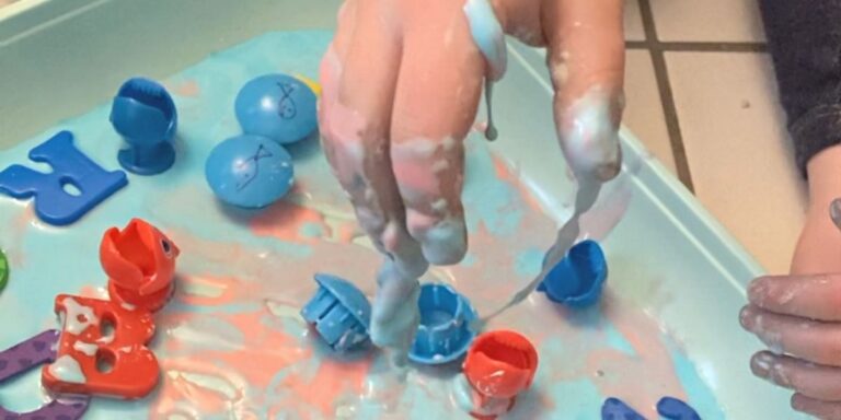 How To Make Oobleck for Sensory Play