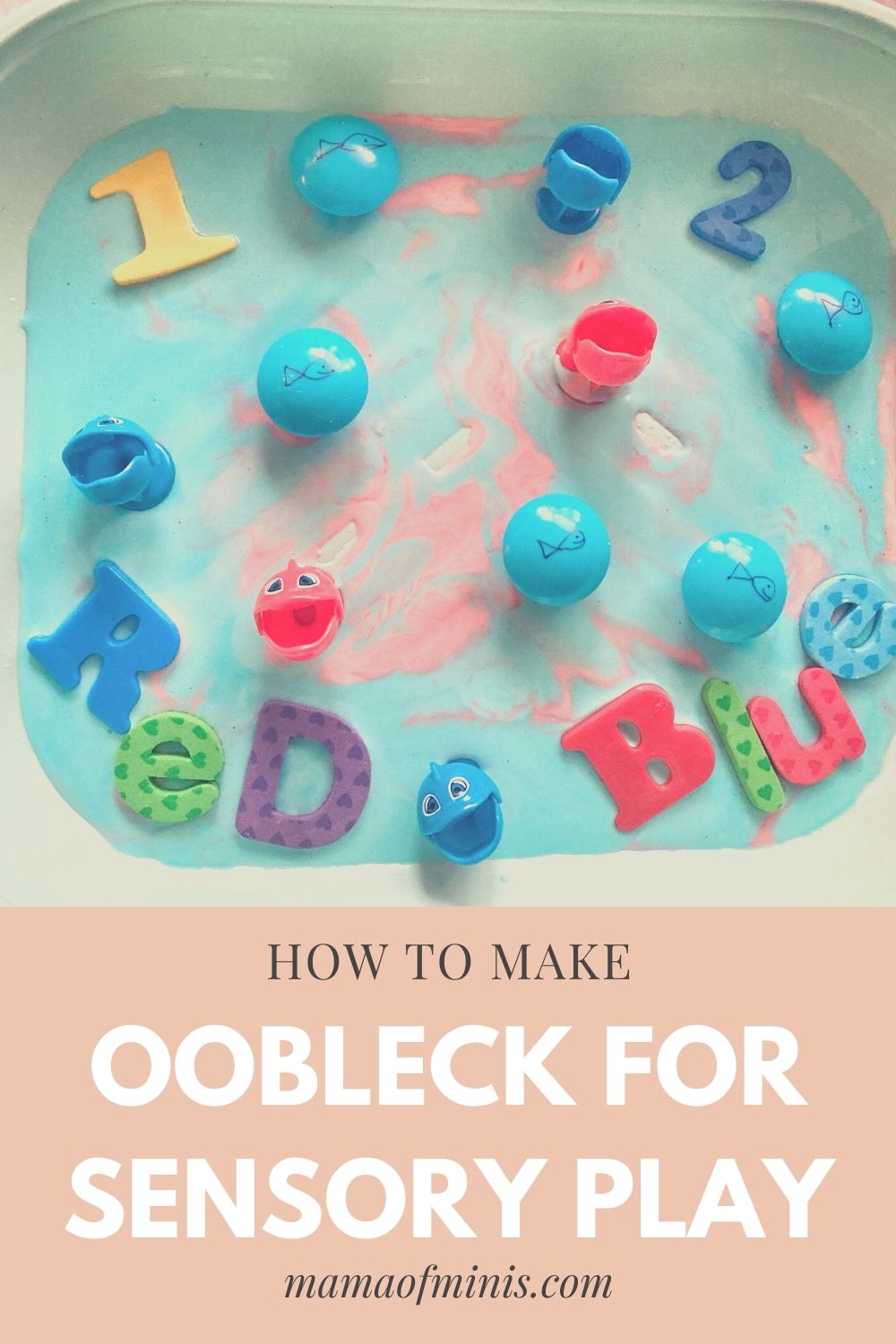 How to Make Oobleck for Sensory Play Pin