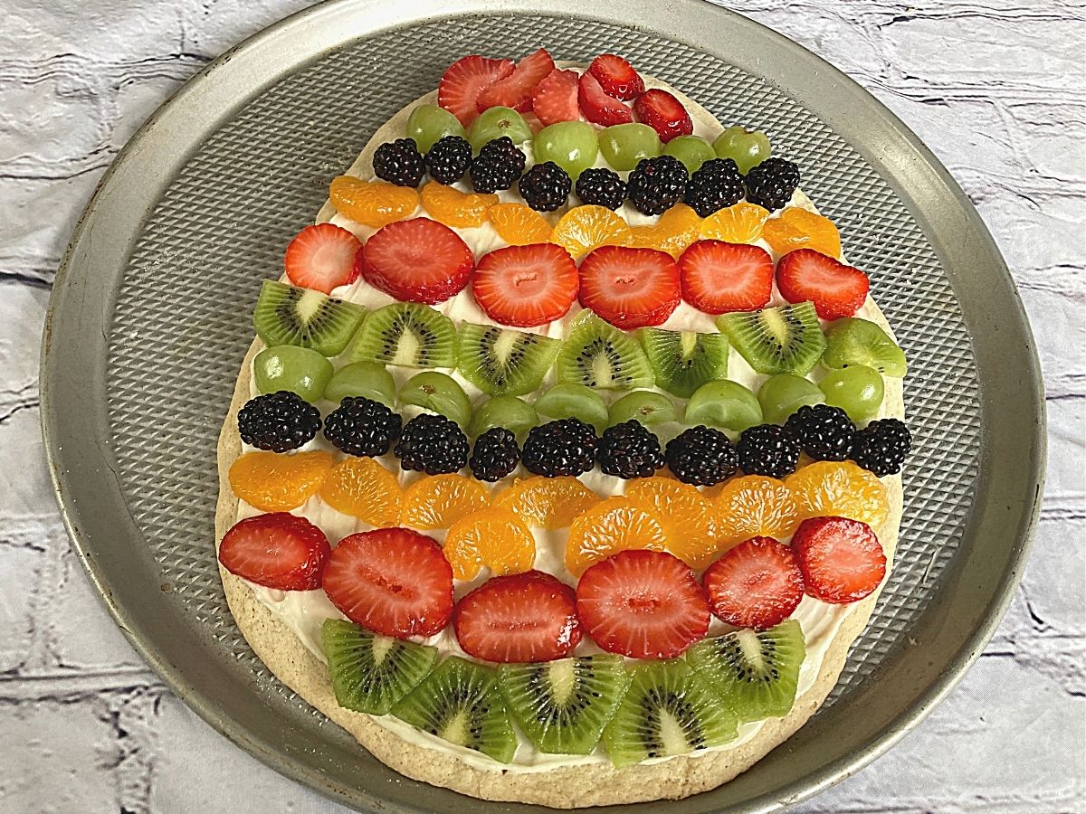 Dairy Free Fruit Pizza