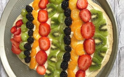 Gluten and Dairy Free Fruit Pizza