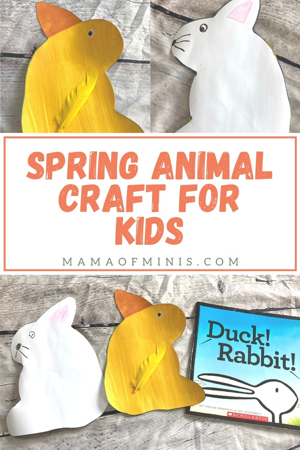 Spring Animal Craft for Kids Pin