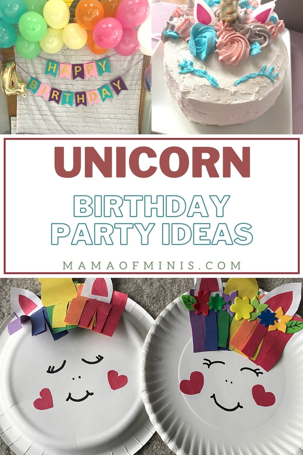 Unicorn Party Ideas Pin