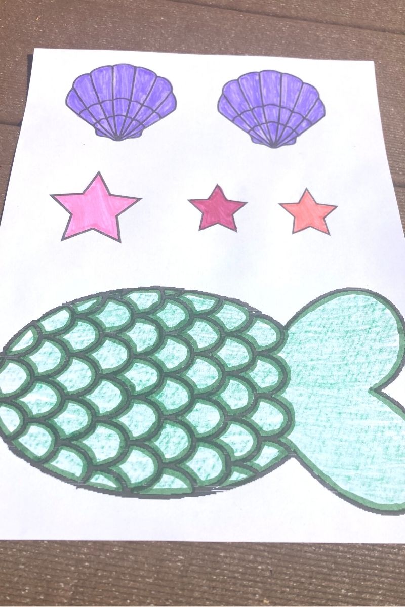 Mermaid Paper Plate Craft for Kids