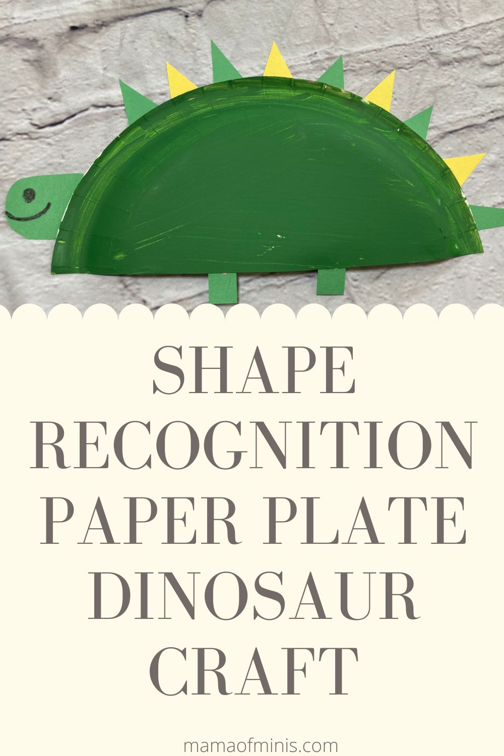 Paper Plate Dinosaur Craft - Made To Be A Momma