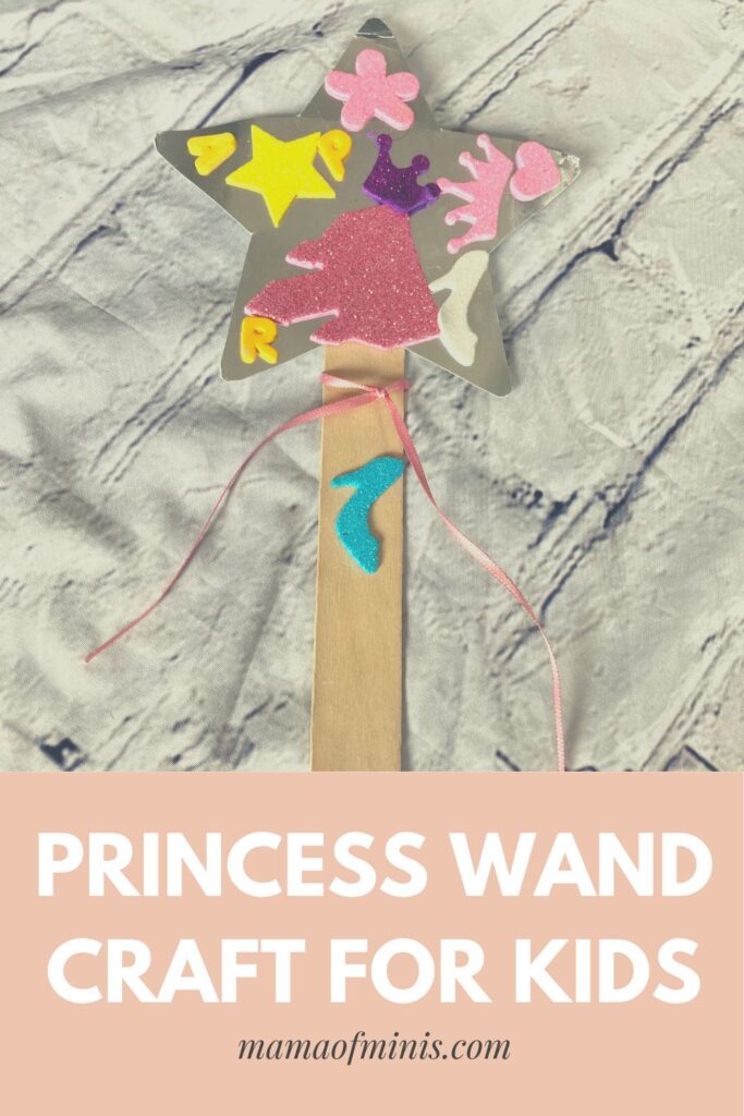 Princess Wand Craft for Kids Pin