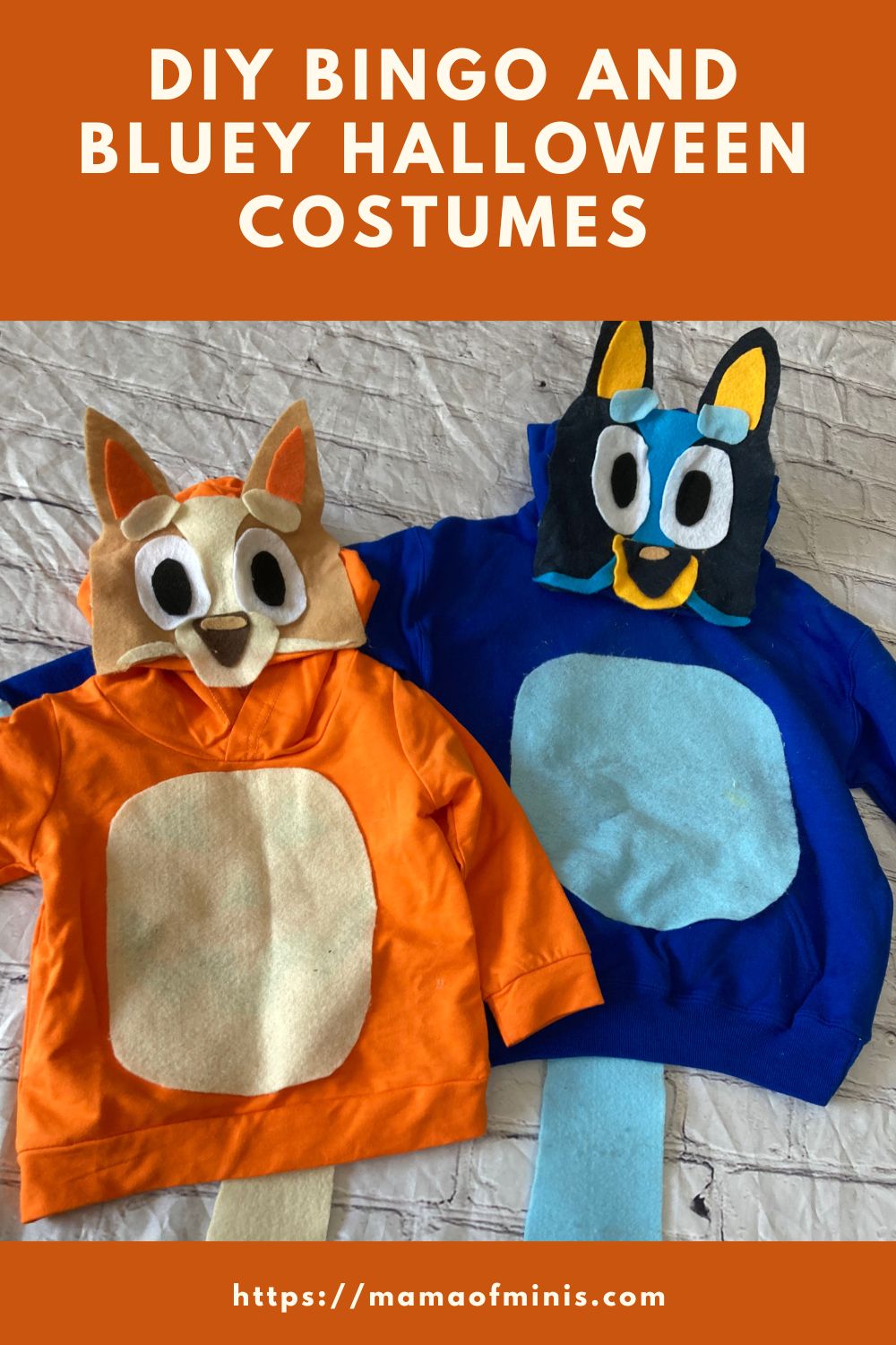 DIY Bingo and Bluey Halloween Costumes