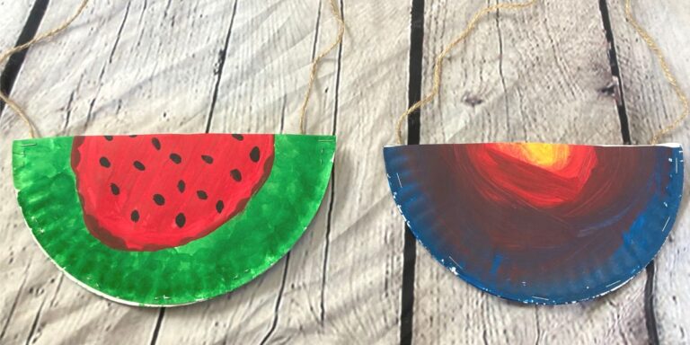 Paper Plate Purse Craft for Kids