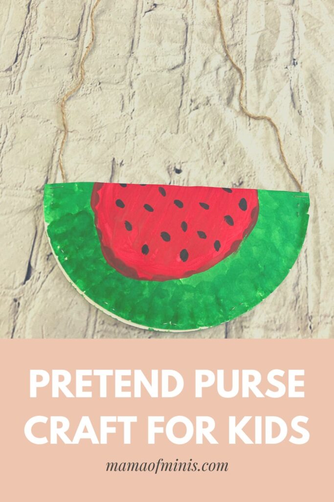 Pretend Purse Craft for Kids