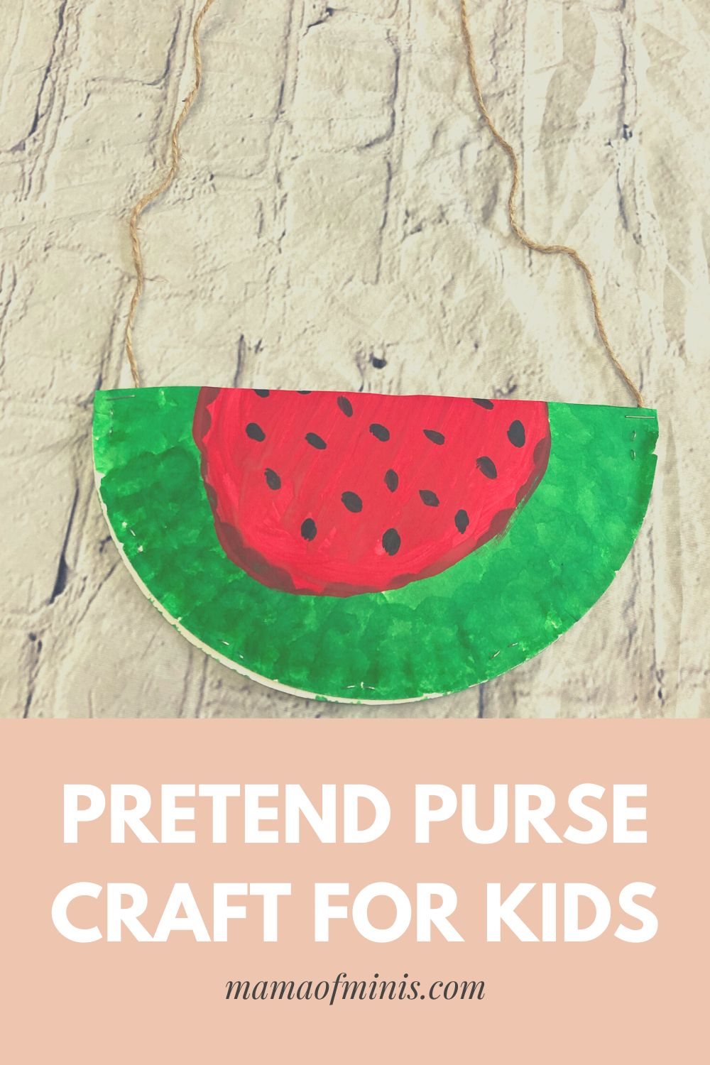 Pretend Purse Craft for Kids Mama of Minis