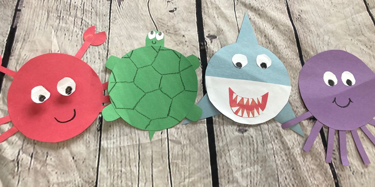 Under the Sea Animal Crafts for Kids Cover