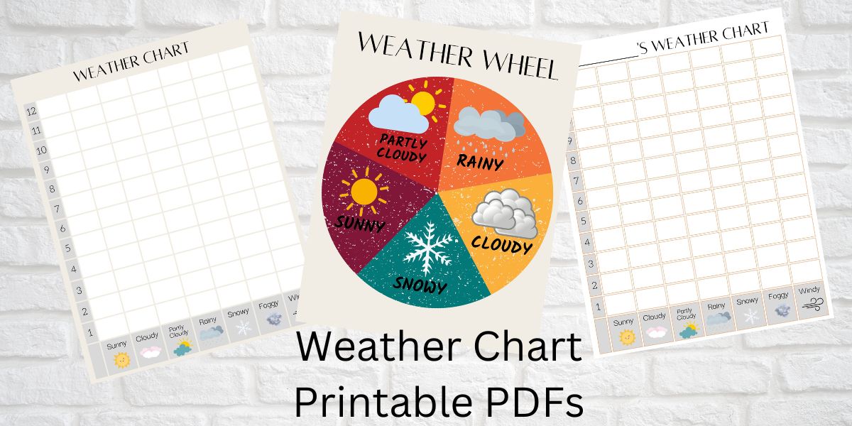 Weather Chart Printables Cover