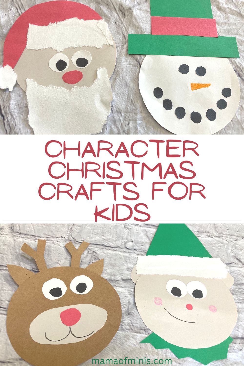 Character Christmas Crafts for Kids