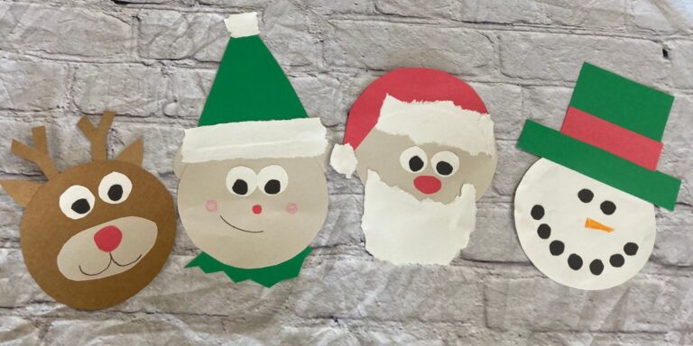 4 Fun Construction Paper Christmas Crafts