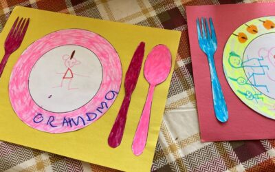 Thanksgiving Placemat Craft for Kids