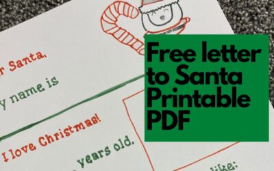 Free Letter to Santa Printable