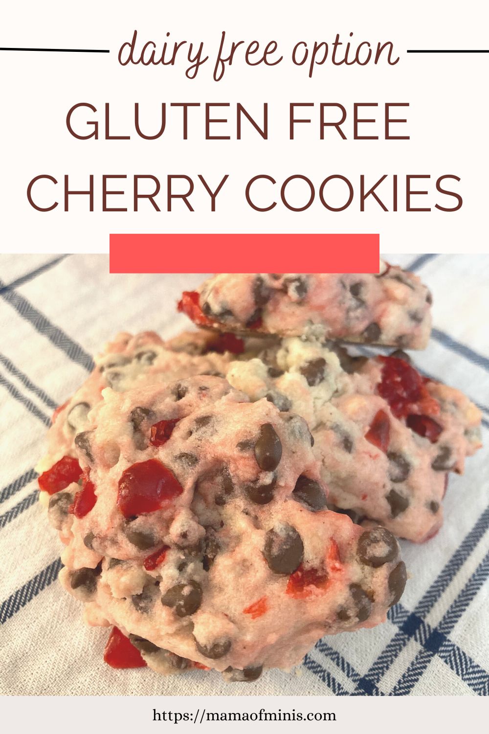 Gluten Free Chocolate Chip Cherry Cookies