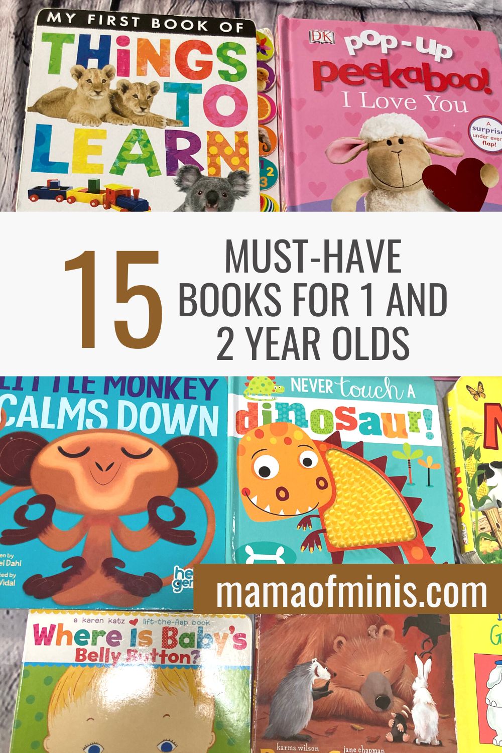 15 Must-Have Books for 1 to 2 Year Olds