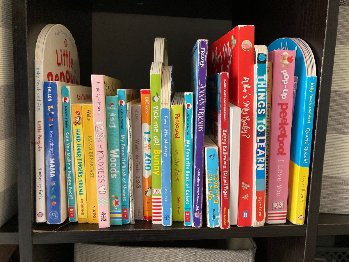 2 Year Old Books Shelf