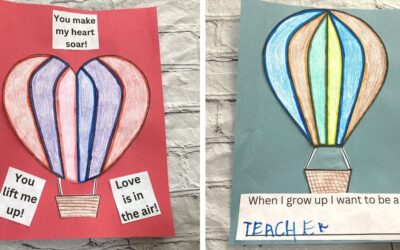 Hot Air Balloon Template and Craft
