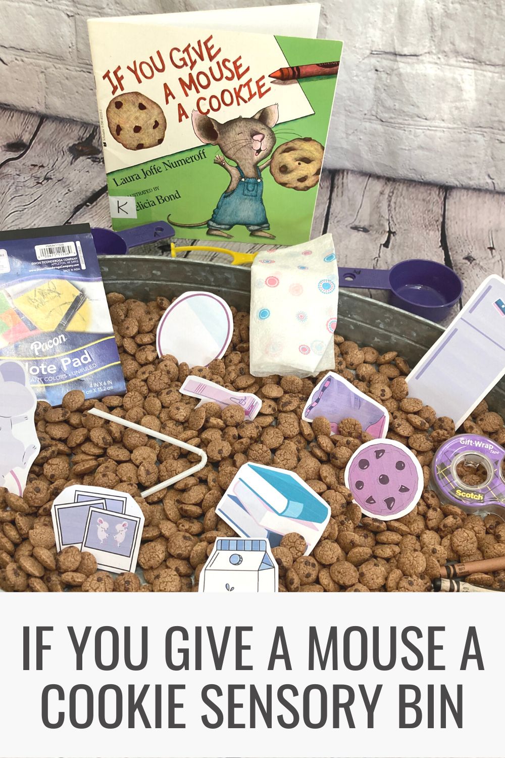 If You Give a Mouse a Cookie Sensory Bin