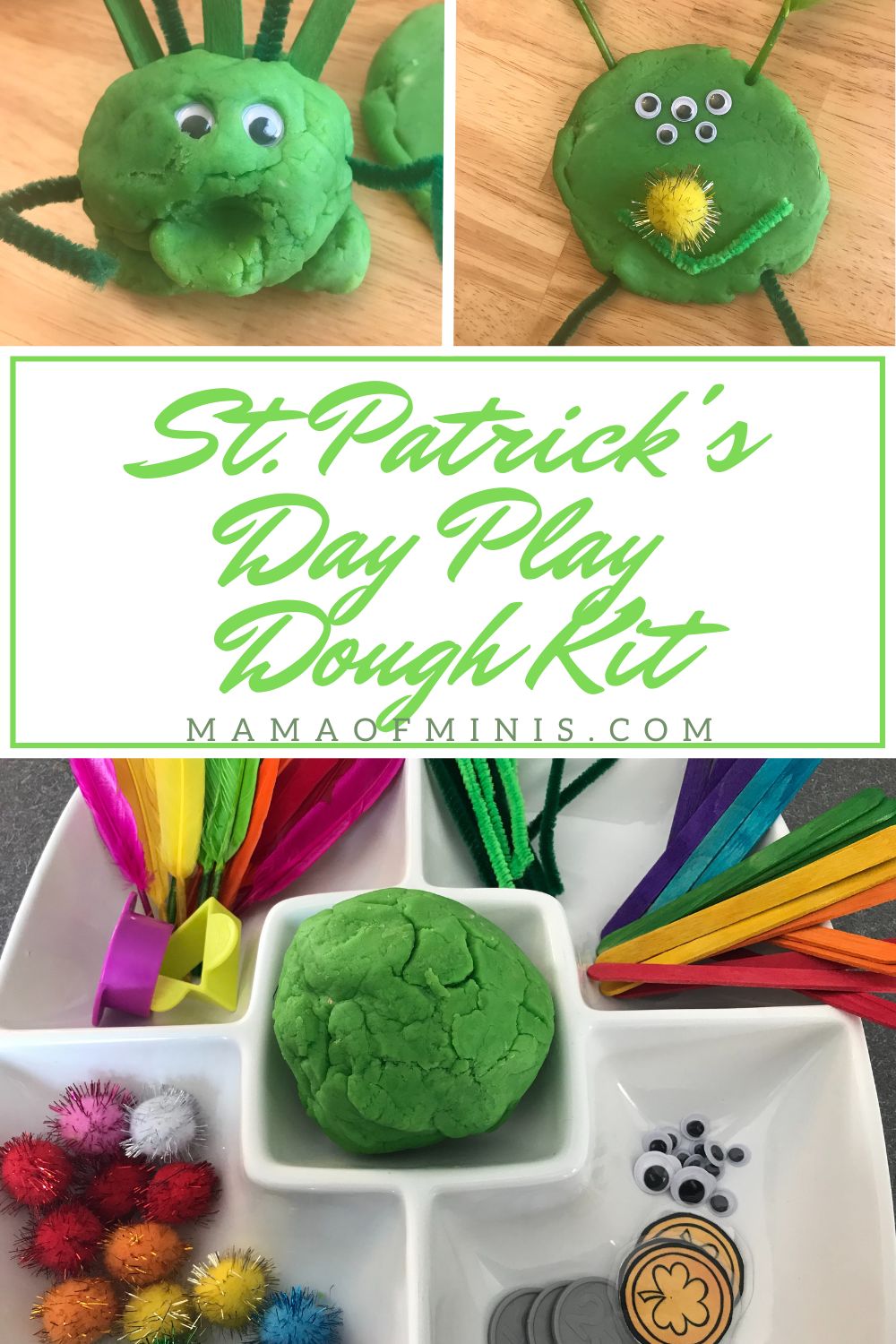 St Patrick's Day Play Dough Kit
