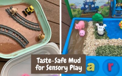 Taste Safe Mud for Sensory Play