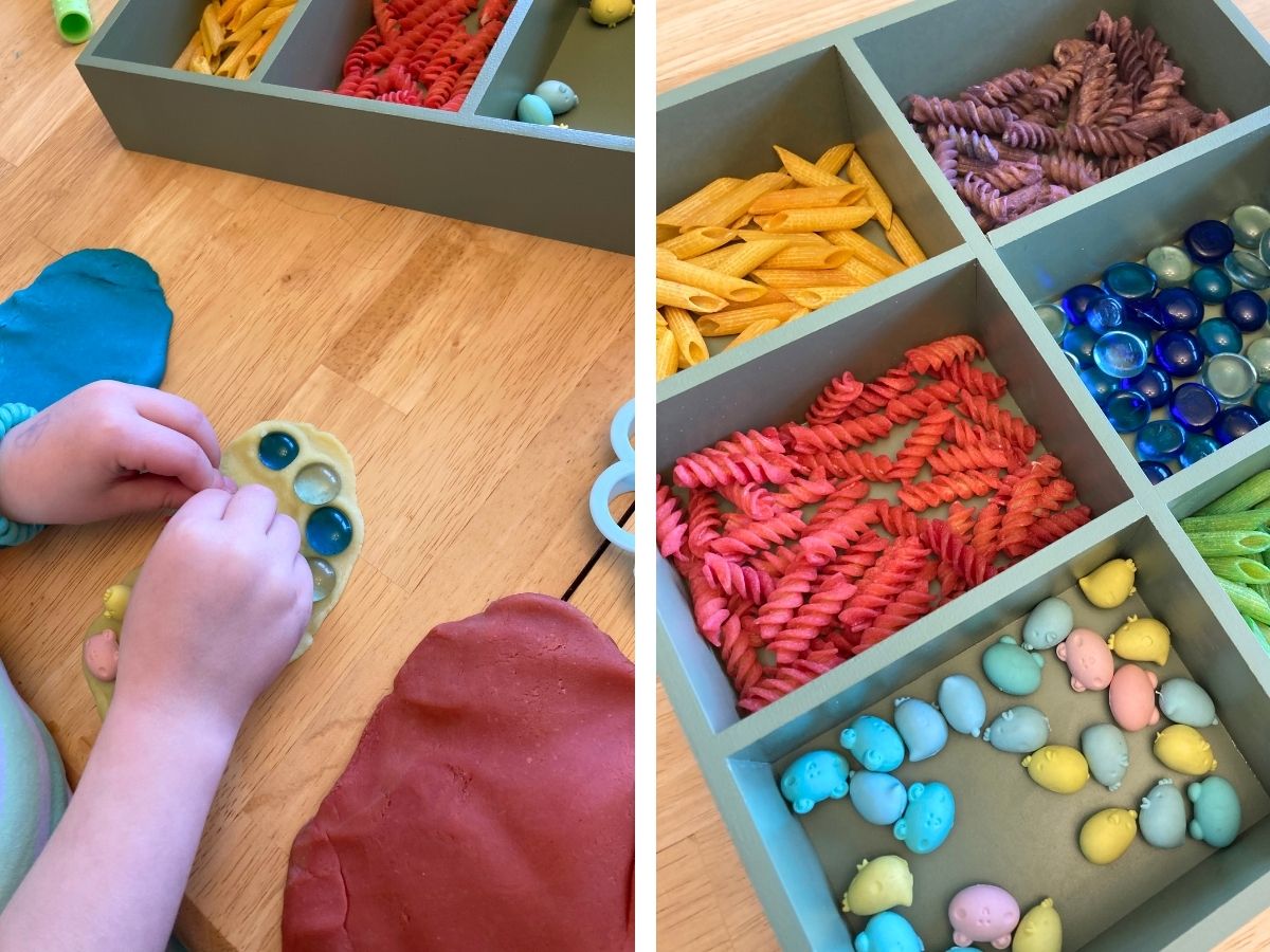 Play Doh Easter Egg Play Tray