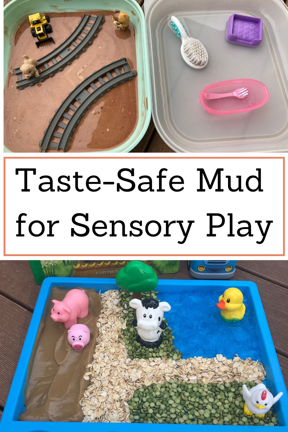Taste Safe Mud for Sensory Play