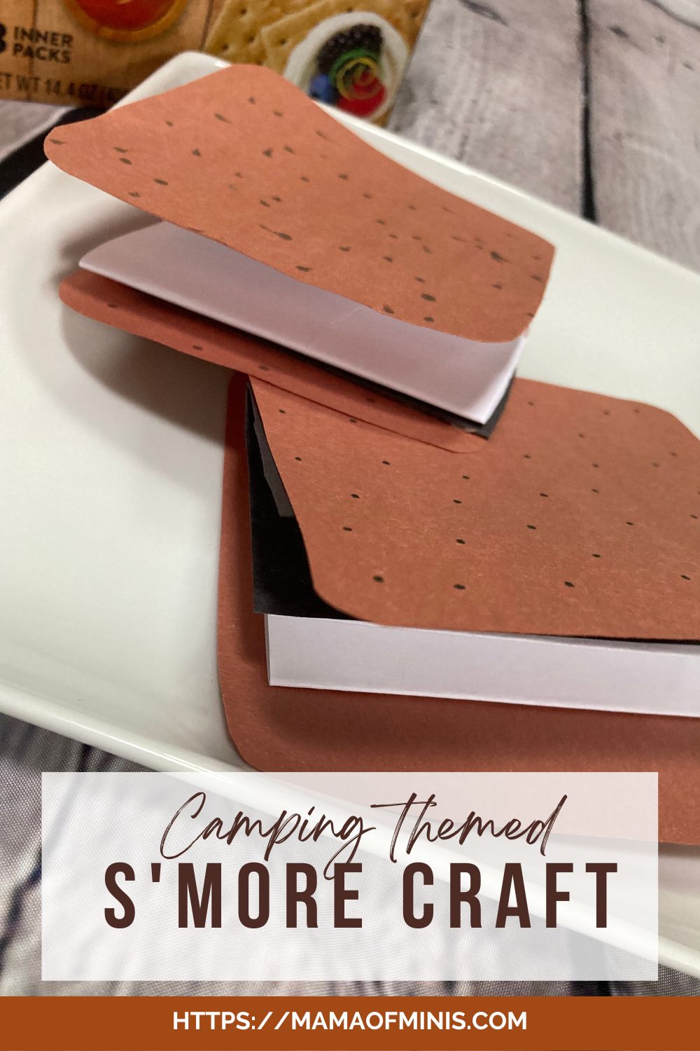 Camping themed smores craft