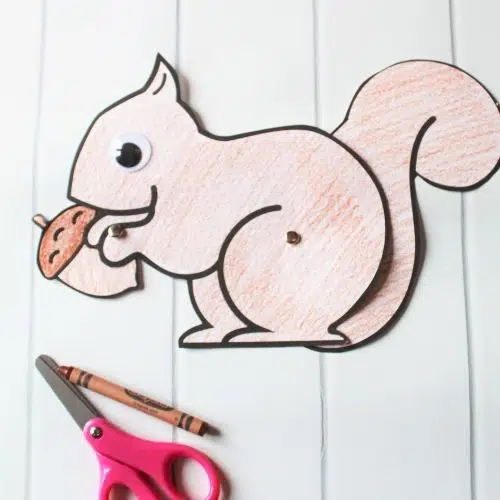 preschool squirrel craft