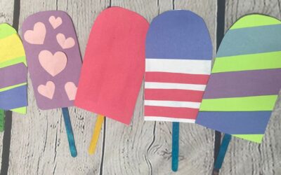 Easy Paper Popsicle Craft for Kids