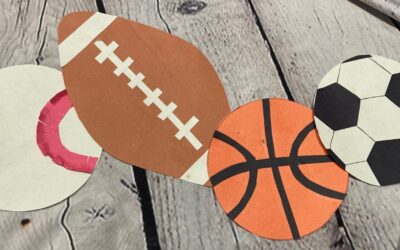 4 Easy Construction Paper Sports Crafts for Kids