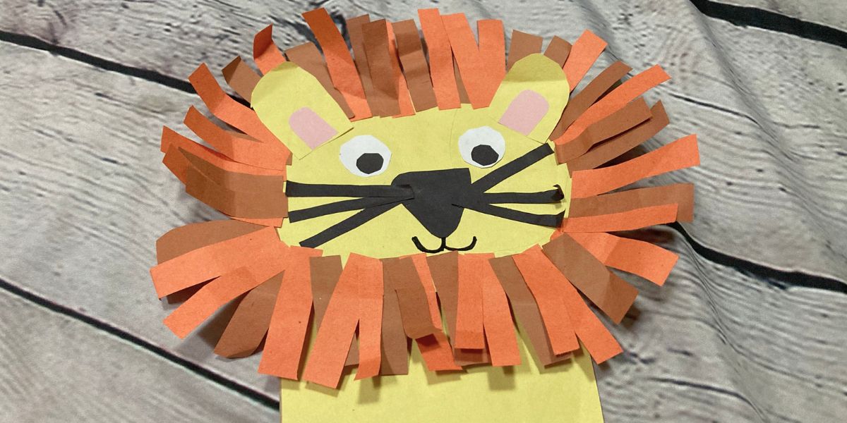 Lion Puppet Craft Cover