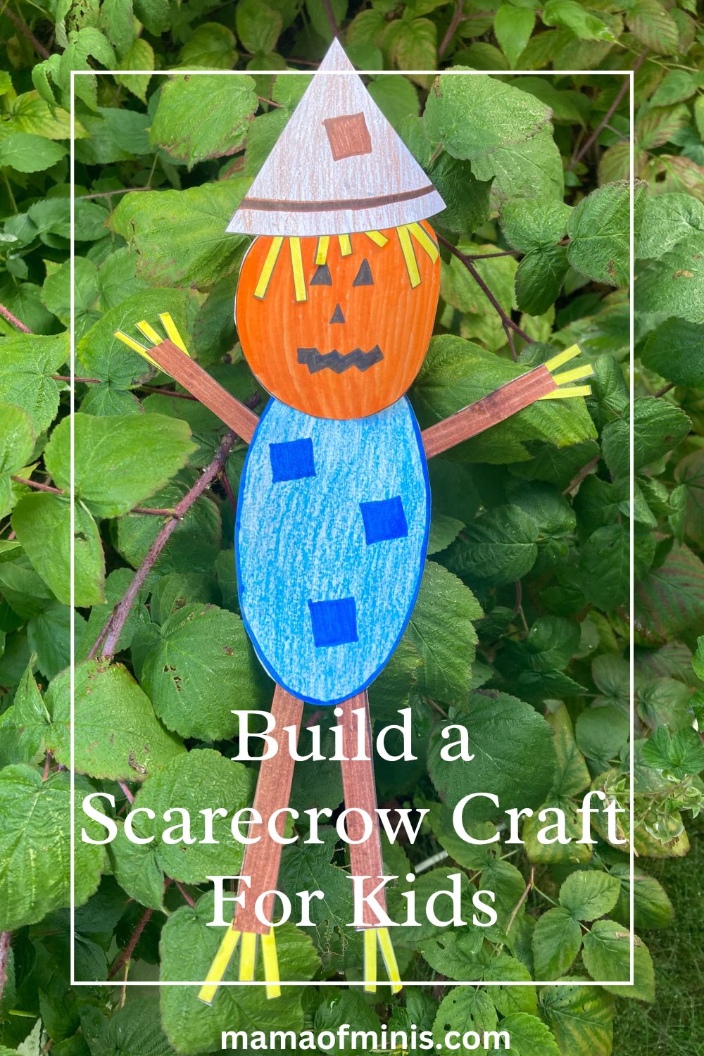 Build a Scarecrow Template Craft for Kids