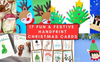 17 Fun and Festive Handprint Christmas Cards