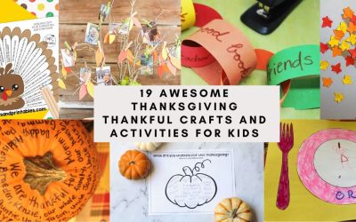 19 Thankful Thanksgiving Crafts and Activities for Kids